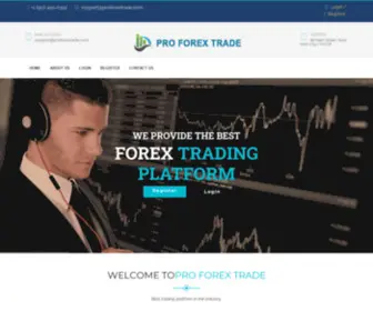 Proforextrade.com(Education) Screenshot