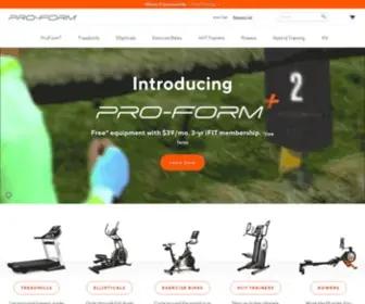 Proform.com(Top-Rated Home Gym Fitness Equipment) Screenshot