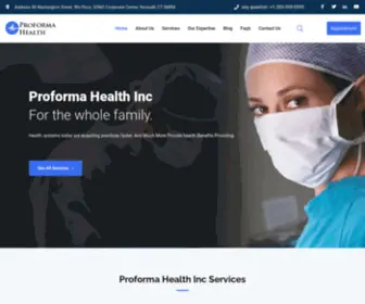 Proformahealthinc.com(Poforma Health inc) Screenshot