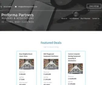 Proformapartners.com(Proformapartners) Screenshot