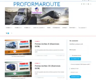 Proformaroute.fr(ACCUEIL) Screenshot