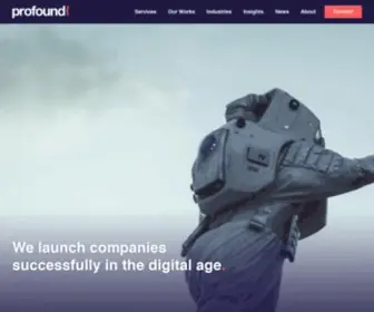 Profoundprojects.com(Innovative Digital Projects) Screenshot