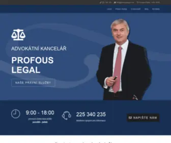 Profouslegal.com(Úvod) Screenshot