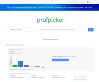 Profpicker.com(Profpicker) Screenshot