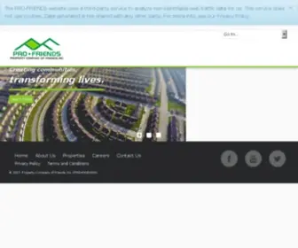 Profriends.com(Property Company of Friends) Screenshot