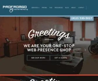 ProfromGo.com(Pittsburgh SEO and web design company. ProFromGo) Screenshot