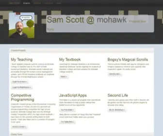 Profsamscott.com(Sam Scott) Screenshot