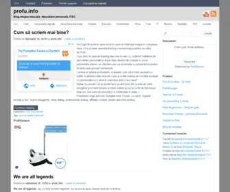 Profu.info(Blog) Screenshot