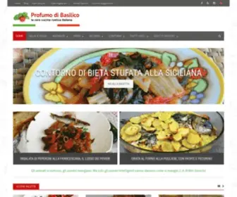 Profumodibasilico.it(La vera cucina rustica italiana) Screenshot