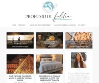 Profumodifollia.it(Profumo di Follia Travel Blog) Screenshot