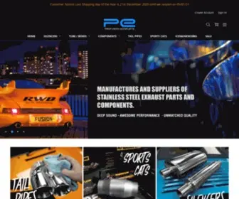 Profusionexhausts.com(Profusion Exhaust LTDStainless Steel Exhaust Parts at Low Prices for Trade and DIY) Screenshot