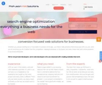 Profusionwebsolutions.com(Web Design and Development Experts) Screenshot