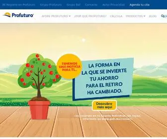 Profuturo.mx(Afore, Pensiones y Préstamos) Screenshot