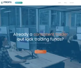 Profx.capital(We Fund FX Traders) Screenshot