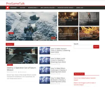 Progametalk.com(Progametalk) Screenshot