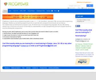 Proganswer.com(proganswer) Screenshot