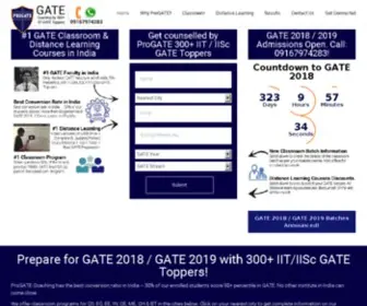Progatecoaching.com(GATE Coaching) Screenshot