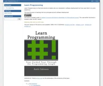 Progbook.org(Learn Programming 1.0) Screenshot