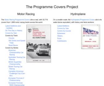Progcovers.com(The Programme Covers Project) Screenshot