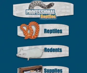 Progeckos.com(Professional Reptiles) Screenshot