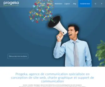 Progeka.fr(Conception de site web) Screenshot