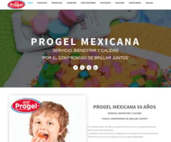 Progel.com.mx(Grenetina Progel Mexicana S.A) Screenshot