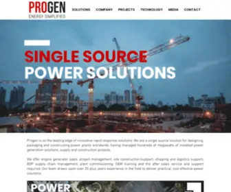 Progen1.com(ProGen) Screenshot