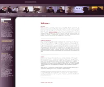 Progeni.com(Software products) Screenshot