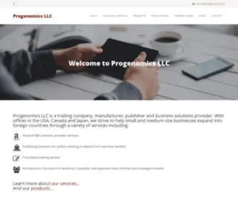 Progenomics.com(About) Screenshot