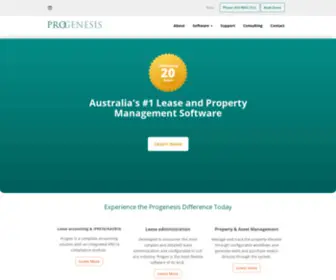 Progensoft.com(Australia's #1 Property Management Software) Screenshot