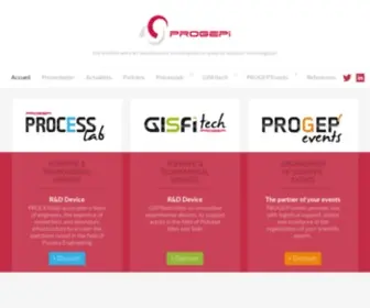 Progepi.fr(Une interface entre les laboratoires et les entreprises) Screenshot