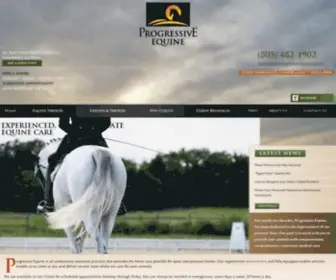 Progeq.com(Ventura County CA Equine Veterinarian) Screenshot