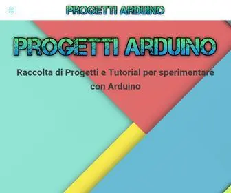 Progettiarduino.com(PROGETTI ARDUINO) Screenshot