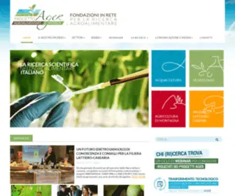 Progettoager.it(Fondazioni in Rete per la Ricerca Agroalimentare) Screenshot