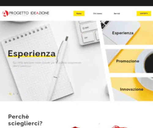 Progettoideazione.com(PROGETTO IDEAZIONE web design) Screenshot