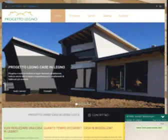 Progettolegnocaseinlegno.com(Case in Legno San Romano in Garfagnana) Screenshot