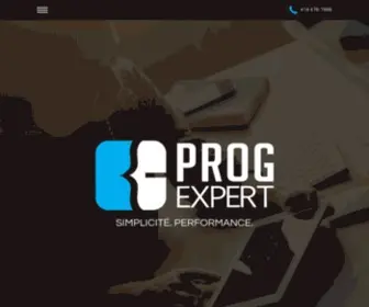 Progexpert.com(Programmation de logiciels sur mesure et création de sites web Logiciels et sites Web personnalisés à Québec) Screenshot