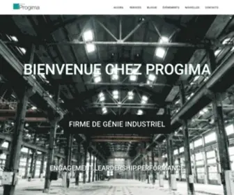 Progima.com(Groupe Progima) Screenshot