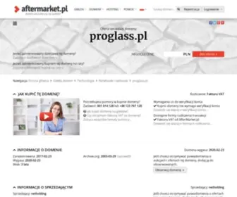 Proglass.pl(Strona domeny) Screenshot