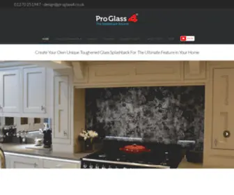 Proglass4.co.uk(Glass Splashbacks) Screenshot