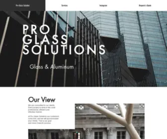 Proglassny.com(Glass & Aluminium) Screenshot