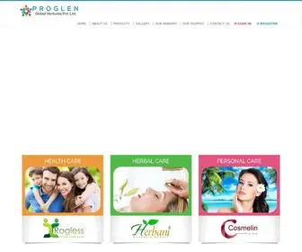 Proglen.co.in(Proglen Global Ventures India) Screenshot