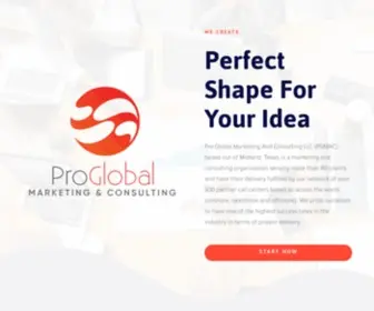 ProGlobalmac.com(Marketing & Consulting) Screenshot