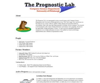 Prognosticlab.org(The Prognostic Lab) Screenshot