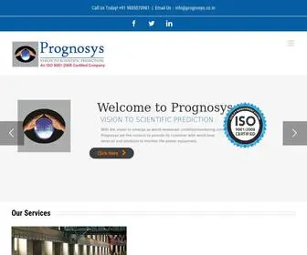 Prognosys.co.in(VISION TO SCIENTIFIC PREDICTION) Screenshot