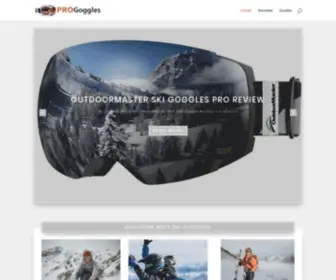 Progoggles.com(All you need to know about Ski Goggles) Screenshot