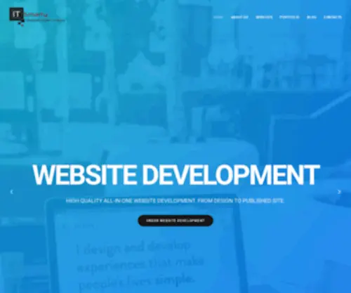 Prografika.com.ua(IT-Smarty Design and Website Development Studio offers following services) Screenshot