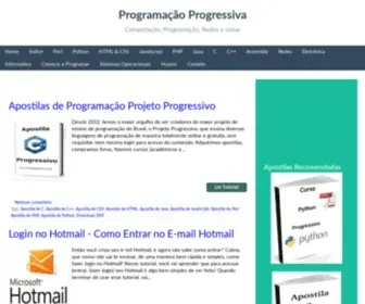Programacaoprogressiva.net(Programação) Screenshot