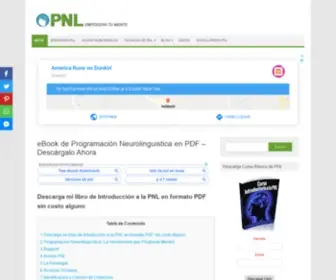 Programacionneurolinguisticapdf.com(EBook de Programación Neurolinguistica en PDF) Screenshot