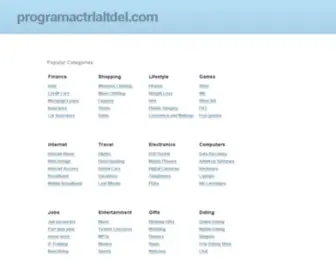 Programactrlaltdel.com(Programa Ctrl Alt Del) Screenshot